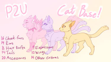 P2U Kitty base/lineart