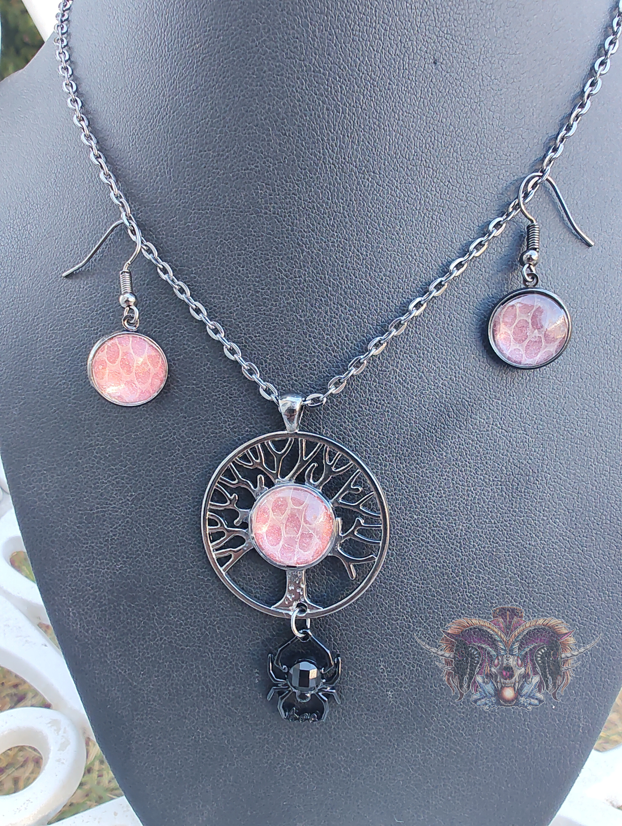 Pendant Set 2 - Gun Metal