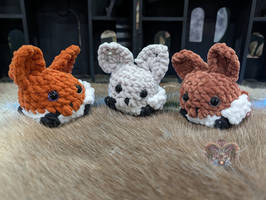 Mini Forest Critters - Foxes