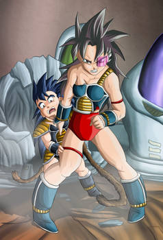 Raditz et sa mere