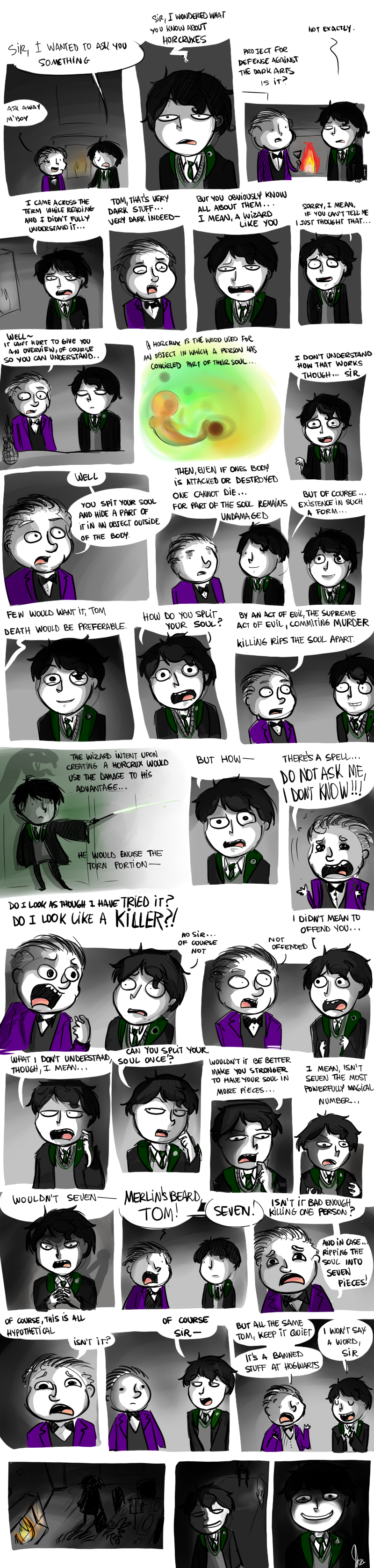 Horcruxes by Denorii