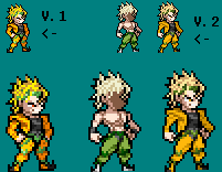 Dio revamped sprite by FrozenFlame2 on DeviantArt