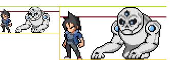 Custom sprite monster half body height ref