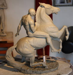 Athenian horsetrainer clay