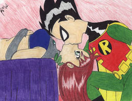 Robin and Starfire