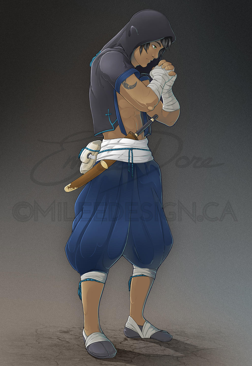 Dungeons and Dragons Monk by Milee-Design