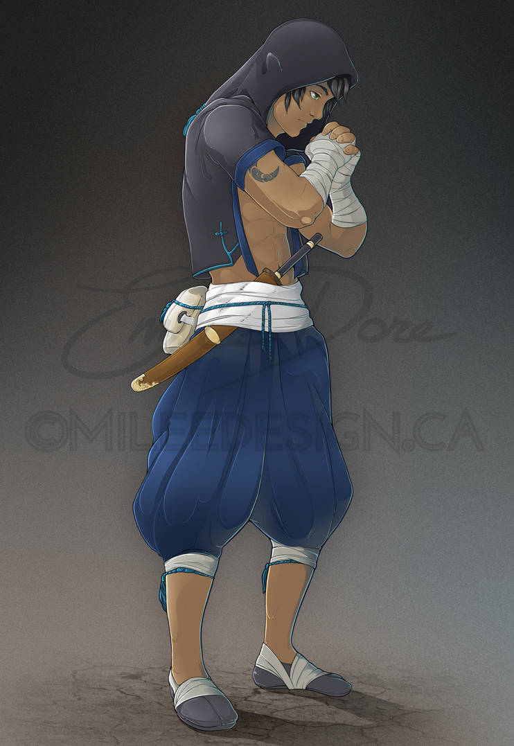 Dungeons and Dragons Monk by Milee-Design