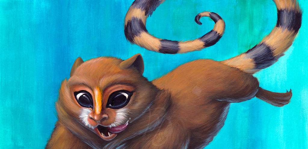Monkey Illustration 1 - final by Loren-Farlow on DeviantArt