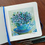 A Cup Full of Forget-Me-Nots