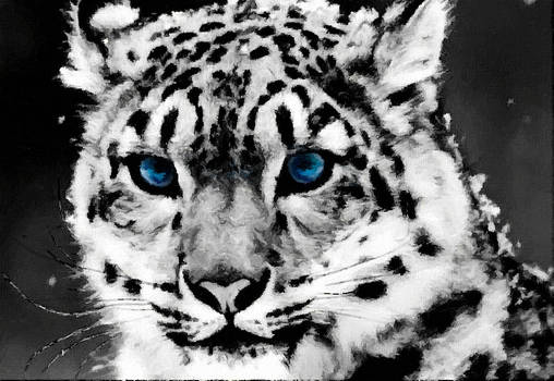 Snow leopard Painting