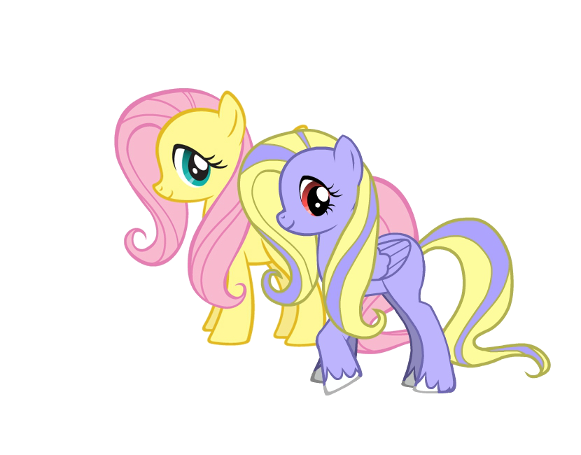 Flutterly and Fluttershy