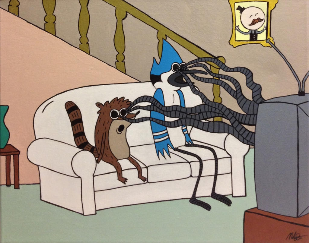 Mordecai and Rigby Brain Eraser by NoahSturm on DeviantArt