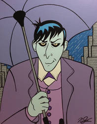 Animated series style Gotham Cobblepot