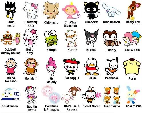 2011 Sanrio Hello Kitty Chococat Stickers