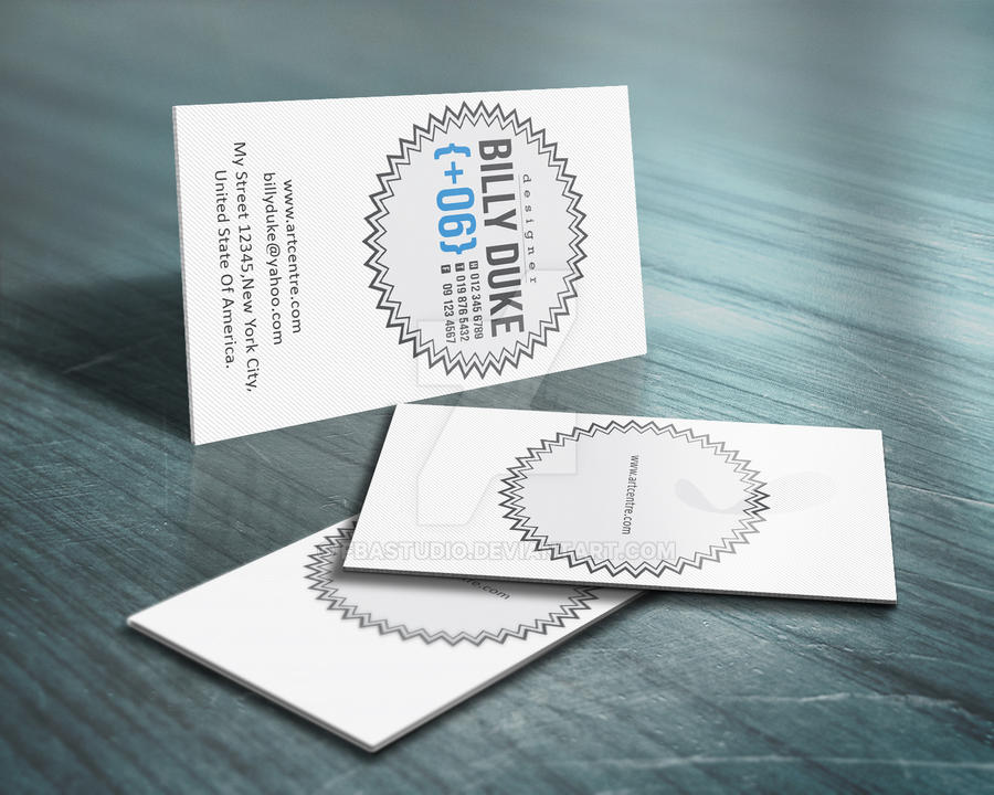 Badge Business Card by FBAstudio on DeviantArt