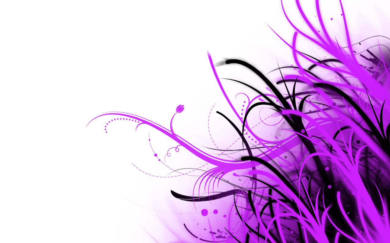 Abstract Wallpaper Purple and White