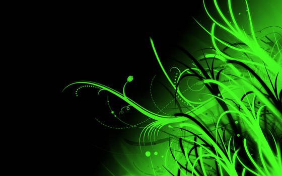 Abstract Wallpaper Green