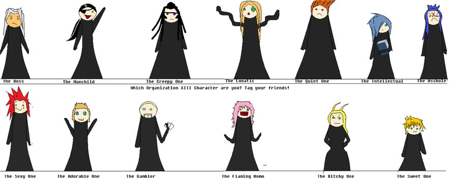 Organization XIII Facebook Tag -REDONE!-