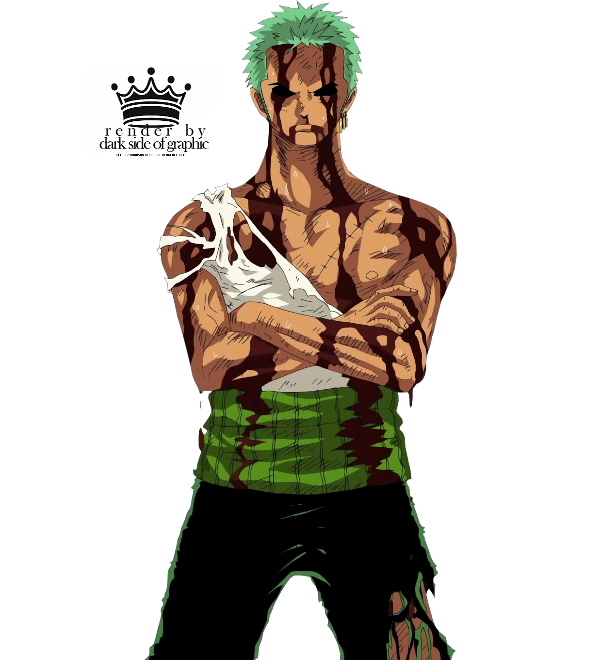 Roronoa Zoro - Render by l-Kyojinl on DeviantArt