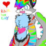 Rainbow Kitty Oekaki