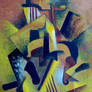 Still Life with Cubist Guitar