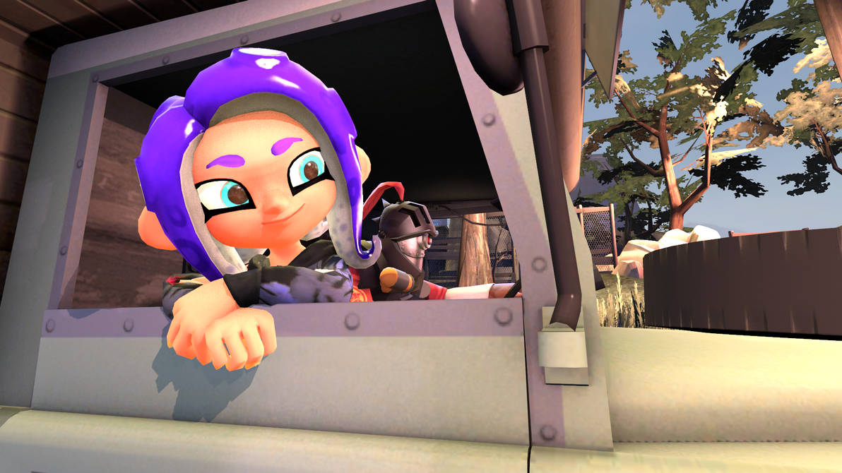 Octoling on a roadtrip by TheWaffleDealer on DeviantArt
