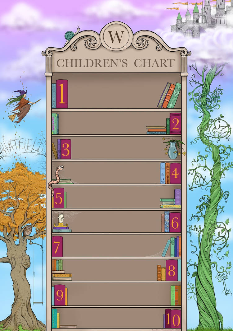 Waterstones Chart Poster by xbirdyblue on DeviantArt Book Chart Waterstones