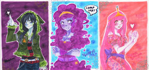 ACEO -Princesses from Oooh -