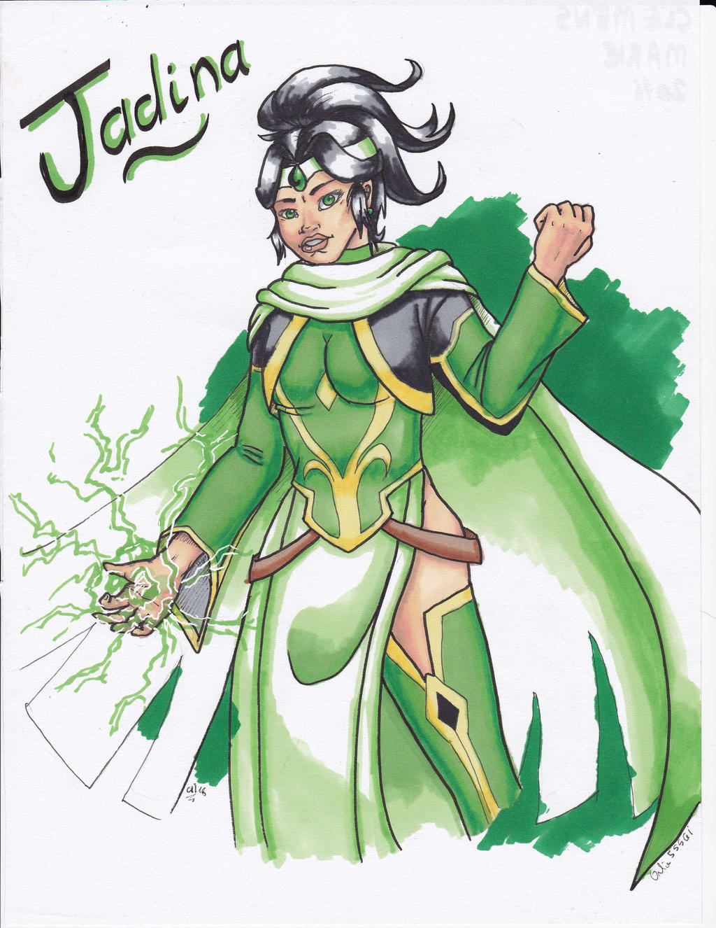 Coloriage Les Légendaires Jadina Adulte Jadina adulte by Marie-Ortie on DeviantArt