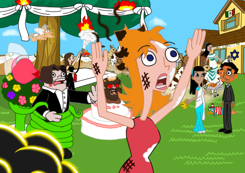 Phineas and Isabella's Wedding Scene by SuperAnime4444 on DeviantArt