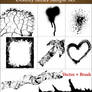 Grunge Frames, Ink Spray, Splatter Brushes