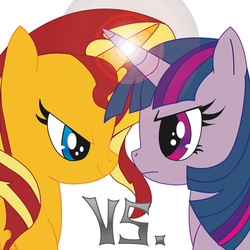 Sunset Shimmer Vs. Twilight Sparkle