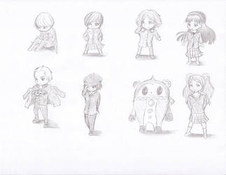 Shin Megami Tensei: Persona 4 Chibis