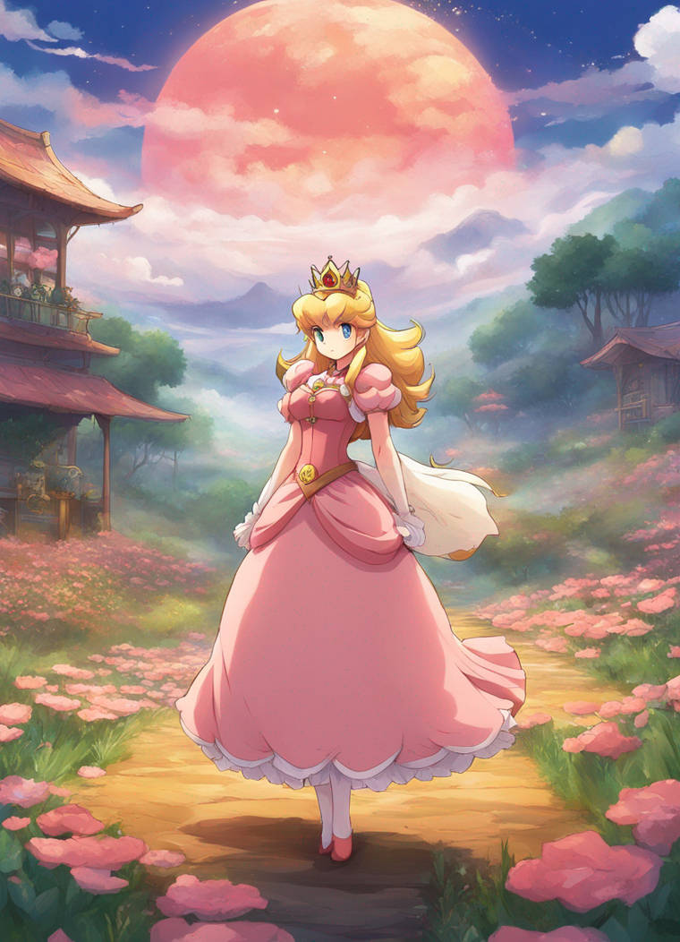 Bogs Princess Gothic Chibi Princess Peach by TsukiStarlightMoon on DeviantArt