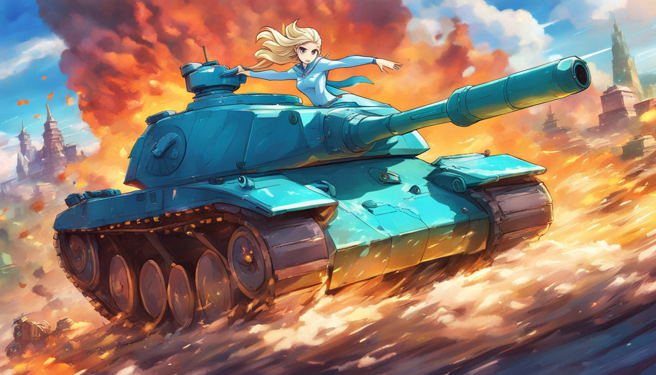 Elsa Tank Elsa riding Tank into battle by Reverbmetal on DeviantArt