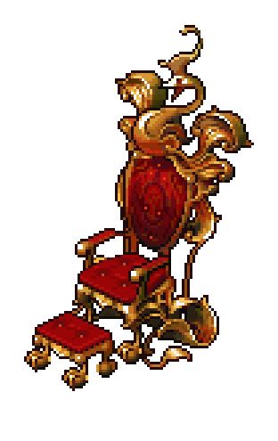 Rococo Phoenix Throne