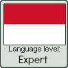 Indonesian Language Level: Expert by Shichi-4134