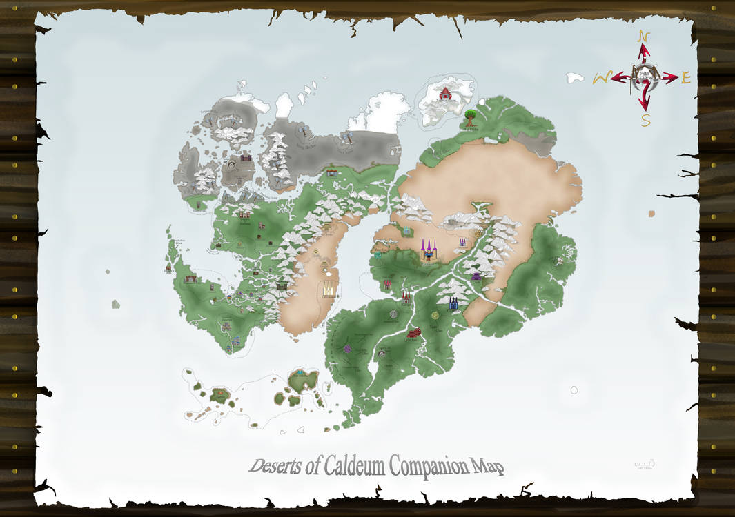 Deserts of Caldeum Companion Map and Chapter Log