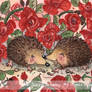 ACEO Hedgehogs Valentine