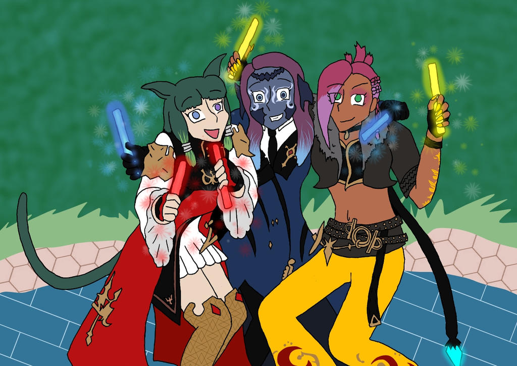 FFXIV Together by Vye-Brante