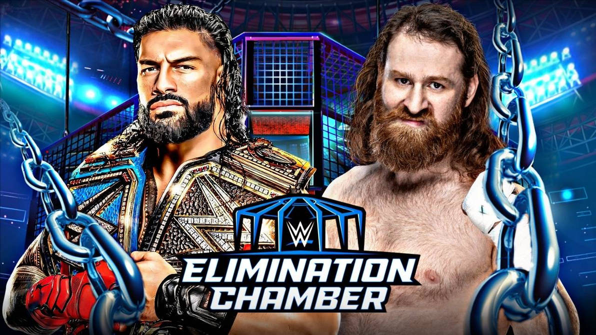 Roman Reigns Vs Sami Zayn at Elimination Chamber by JPKINGROLEX on