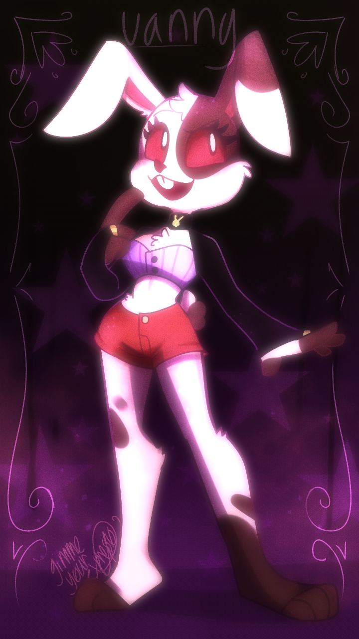 Vanny Pink Rabbit Vanny but an actual bunny/rabbit by Loudlygay on DeviantArt