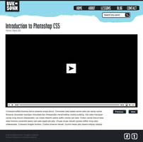 Photoshop Lessons Web Design Video