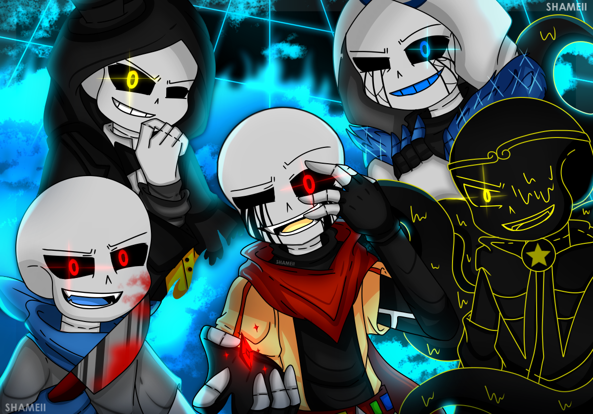 Nightmare sans x Ink sans - Chapter 7  Undertale cute, Undertale fanart,  Undertale