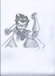 Robin Teen Titan Drawing