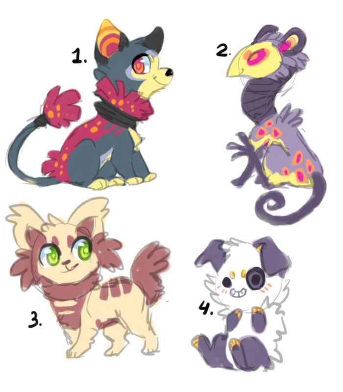 Designs up for bid! ENDED