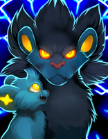 Luxray used Mean Look!