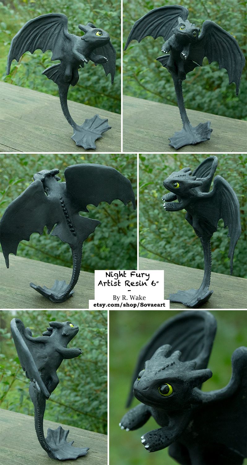 Night Fury Resin