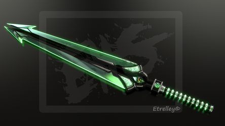 Uaine Great-sword - Epee large Uaine - OC by Etrelley
