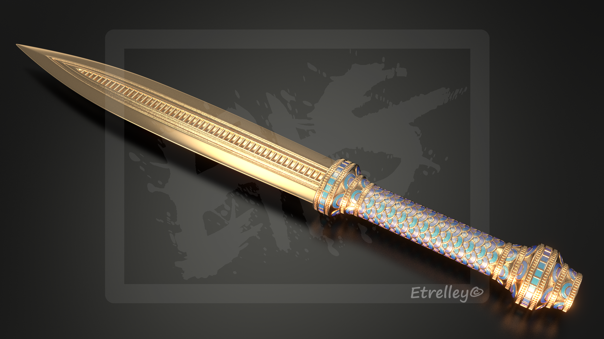 Dagger of Atlantis - OC by Etrelley